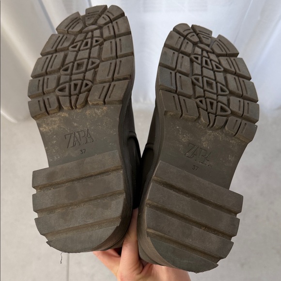 Zara Khaki green Rain Boots - Picture 12 of 12